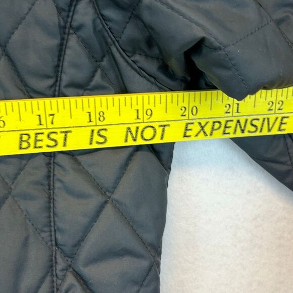 COLUMBIA Women’s Quilted Jacket Small Black Diamond-Stitch Warm Lightweight - Picture 4 of 11